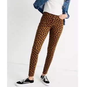 Madewell 26 high rise painted spot jeans